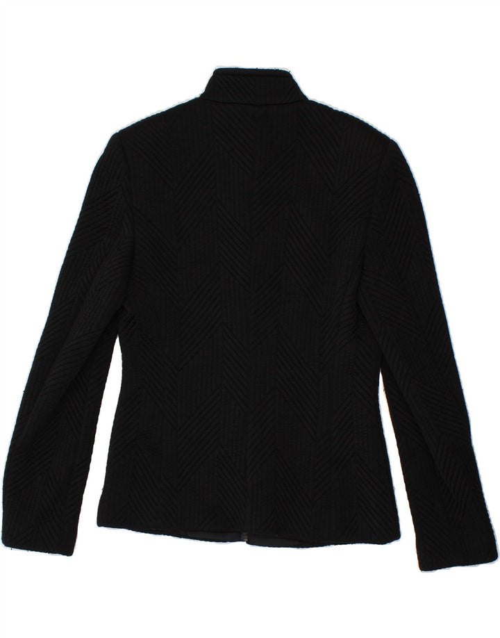 BYBLOS Womens Bomber Jacket IT 44 Medium Black Nylon Vintage Byblos and Second-Hand Byblos from Messina Hembry 