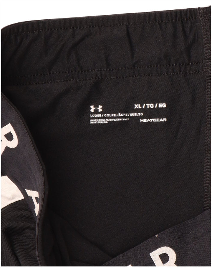 UNDER ARMOUR Calções esportivos femininos Heat Gear UK 18 XL preto colorblock