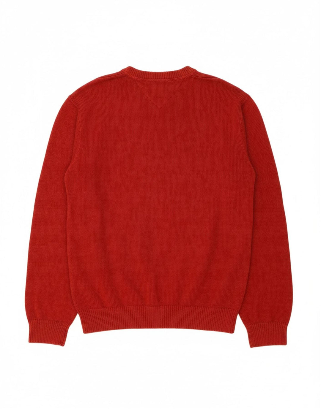 TOMMY HILFIGER Suéter masculino com gola redonda XL algodão vermelho