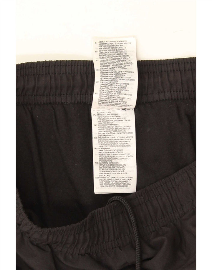 Adidas Mens Treino Calças Joggers Pequeno Poliéster Preto