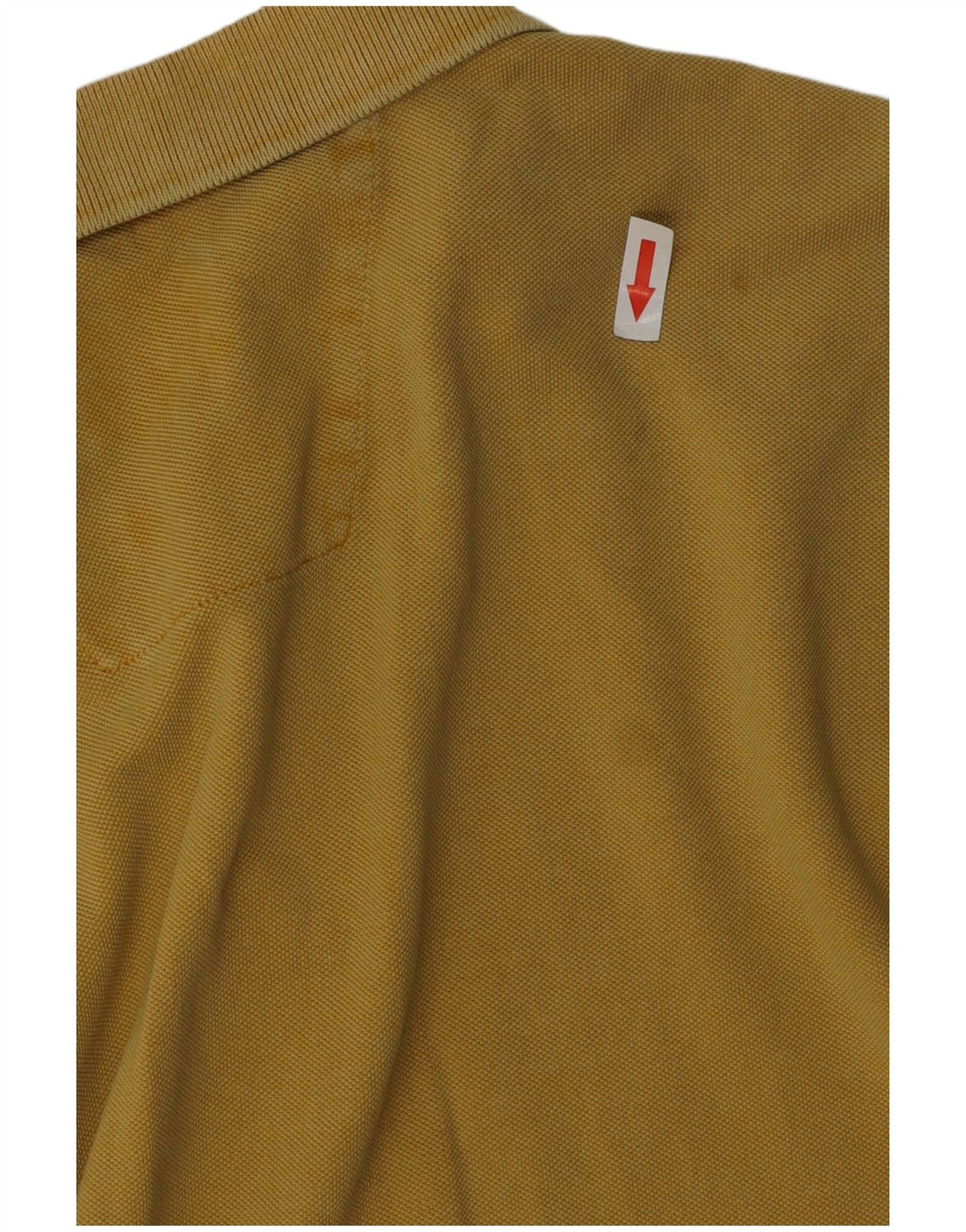 Camisa polo masculina Camel Active Raw Dyed grande algodão amarelo