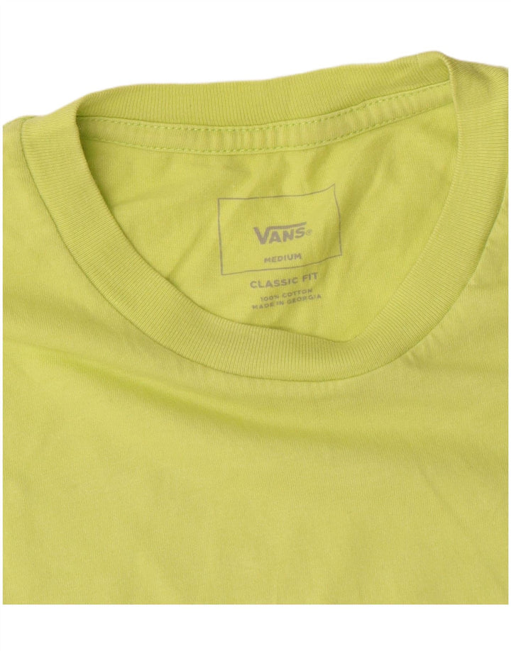 Camiseta Vans Masculina Classic Fit Top Médio Algodão Verde