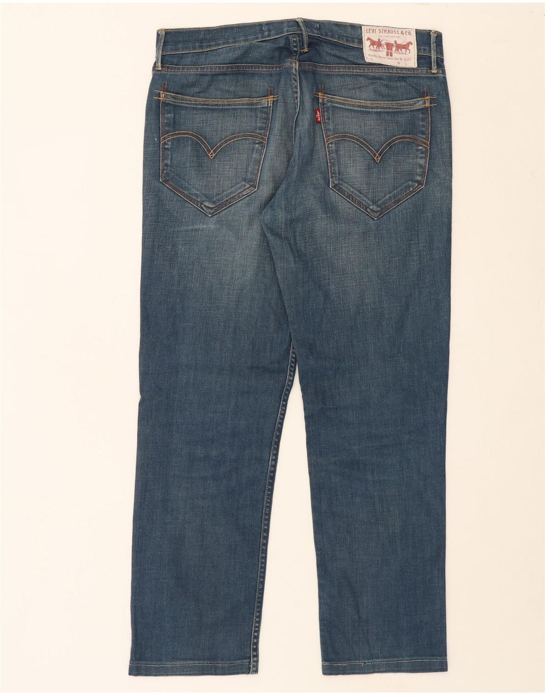 LEVI'S Mens 519 Slim Jeans W32 L27 Blue Cotton Vintage Levi's and Second-Hand Levi's from Messina Hembry 
