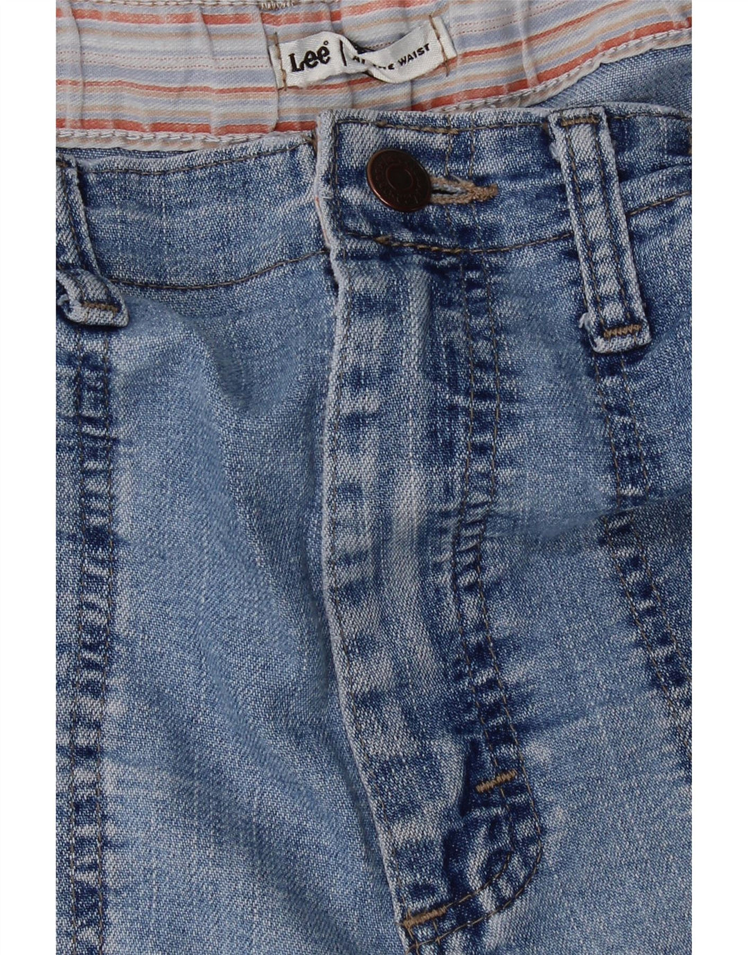 Shorts jeans feminino LEE W30 azul médio