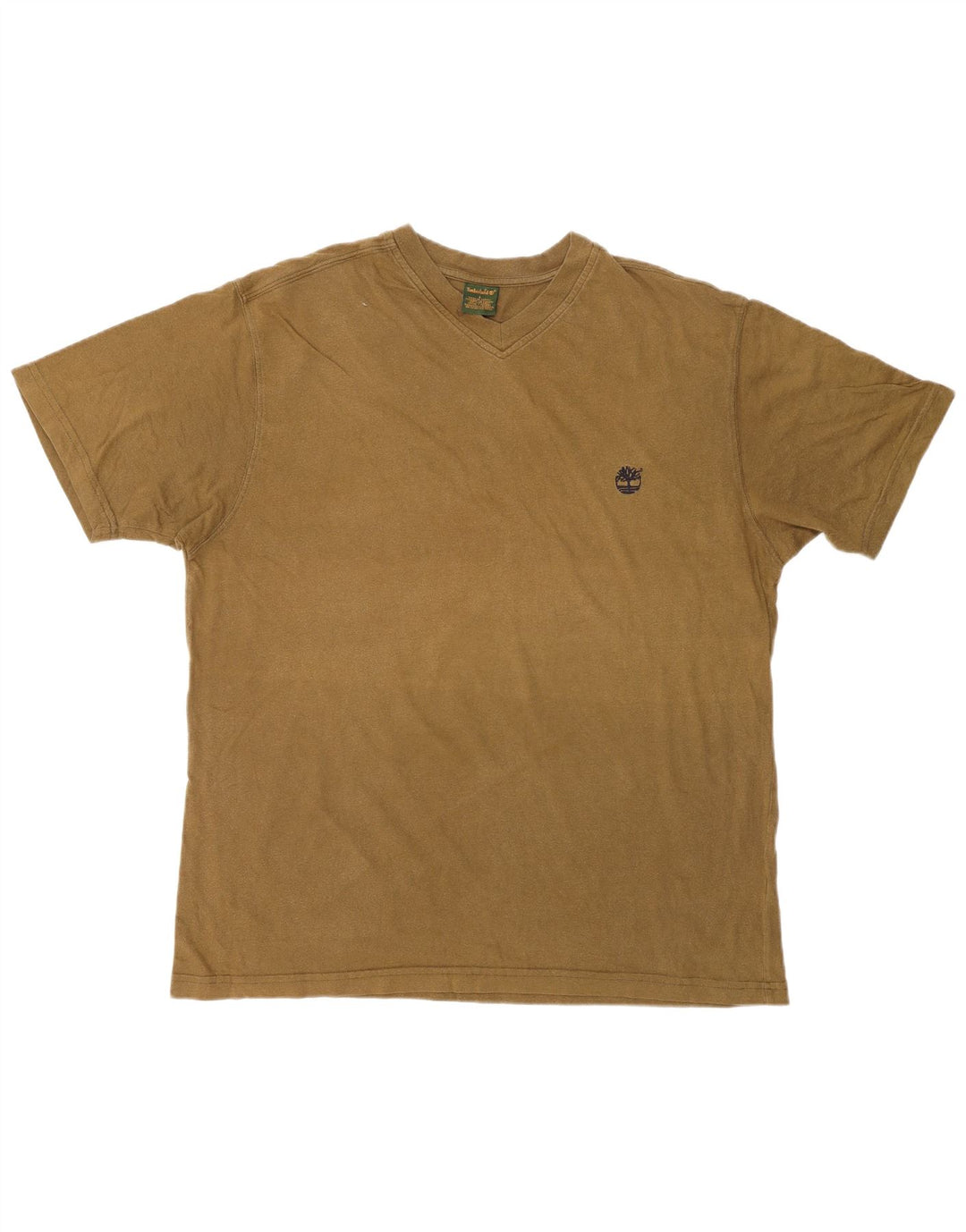 Camiseta masculina TIMBERLAND grande algodão cáqui