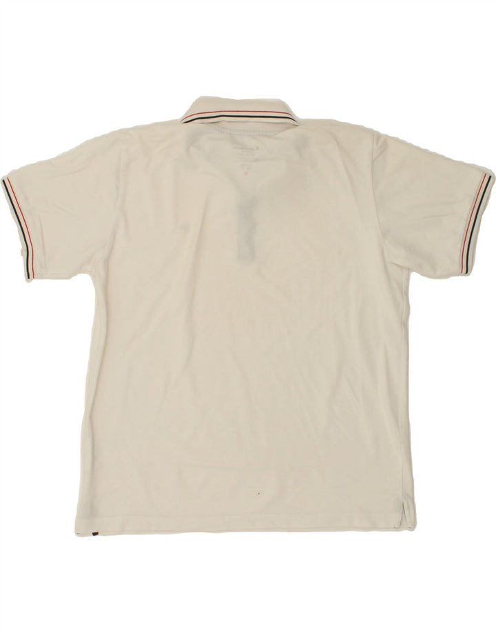 CHAMPION Boys Polo Shirt 13-14 Years XL White Cotton Vintage Champion and Second-Hand Champion from Messina Hembry 