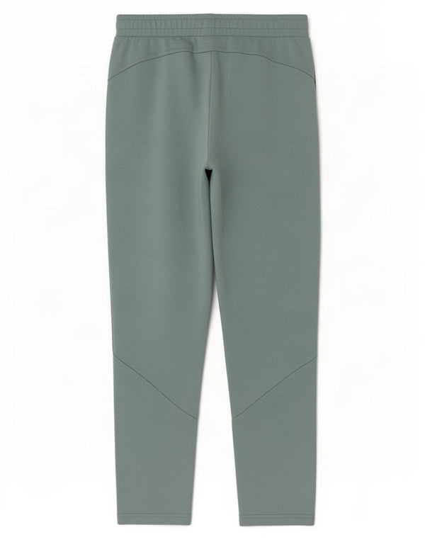 Calça de treino masculina Puma verde médio colorblock algodão
