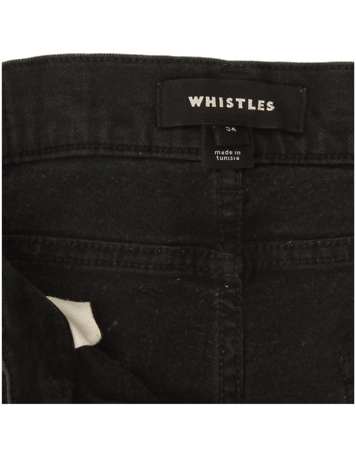 Whistles Calça Jeans Feminina Crop Slim W34 L25 Preto