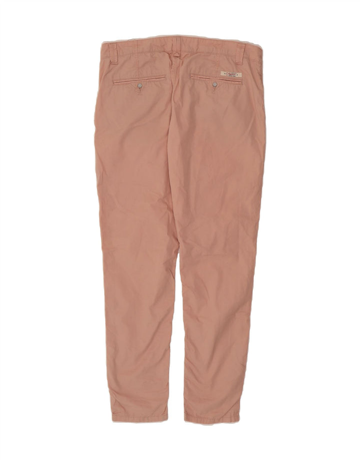 TOMMY HILFIGER Womens Slim Casual Trousers W32 L32 Pink Cotton Vintage Tommy Hilfiger and Second-Hand Tommy Hilfiger from Messina Hembry 