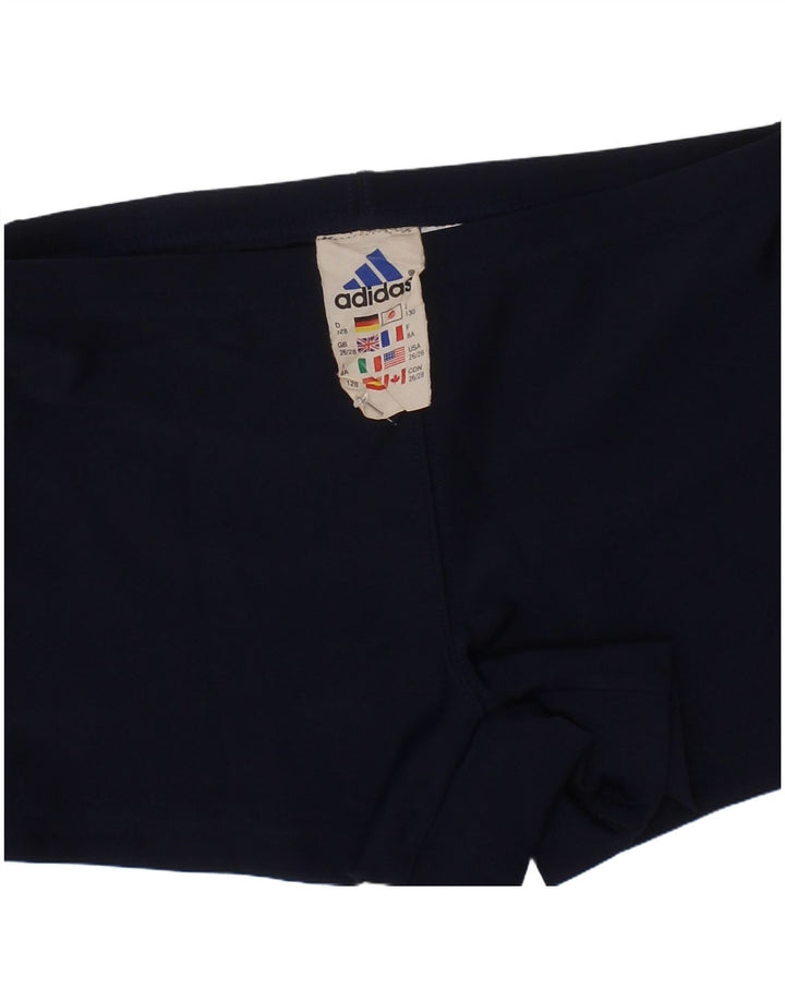 Shorts de natação Adidas meninos 7-8 anos azul marinho poliéster