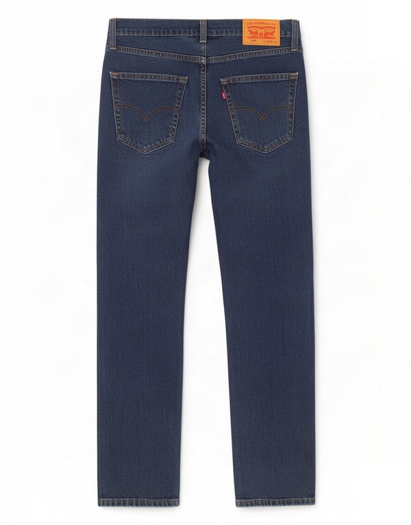 Levi's Masculino 502 Tapered Jeans W30 L32 Azul Marinho Algodão