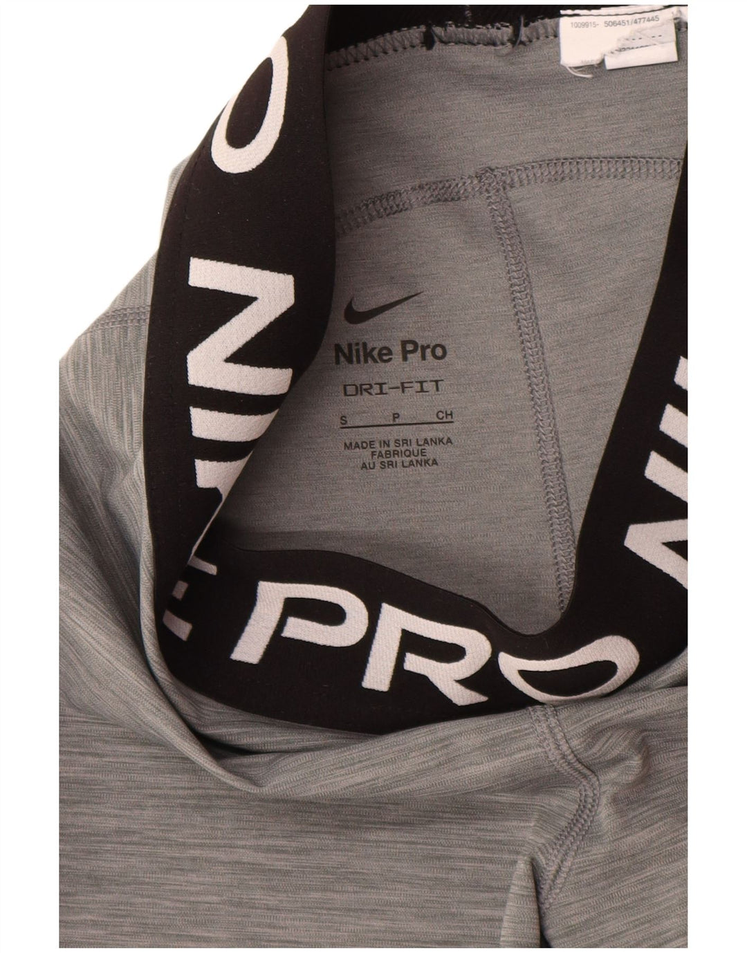 Shorts esportivos gráficos femininos Nike Dri Fit UK 10 pequenos cinza manchados