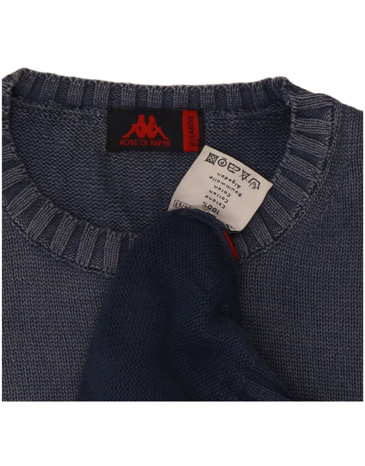 Regata masculina Kappa com colete XL de algodão azul