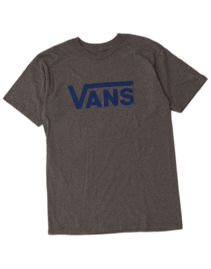 Camiseta Vans Masculina Graphic Top Pequeno Algodão Cinza