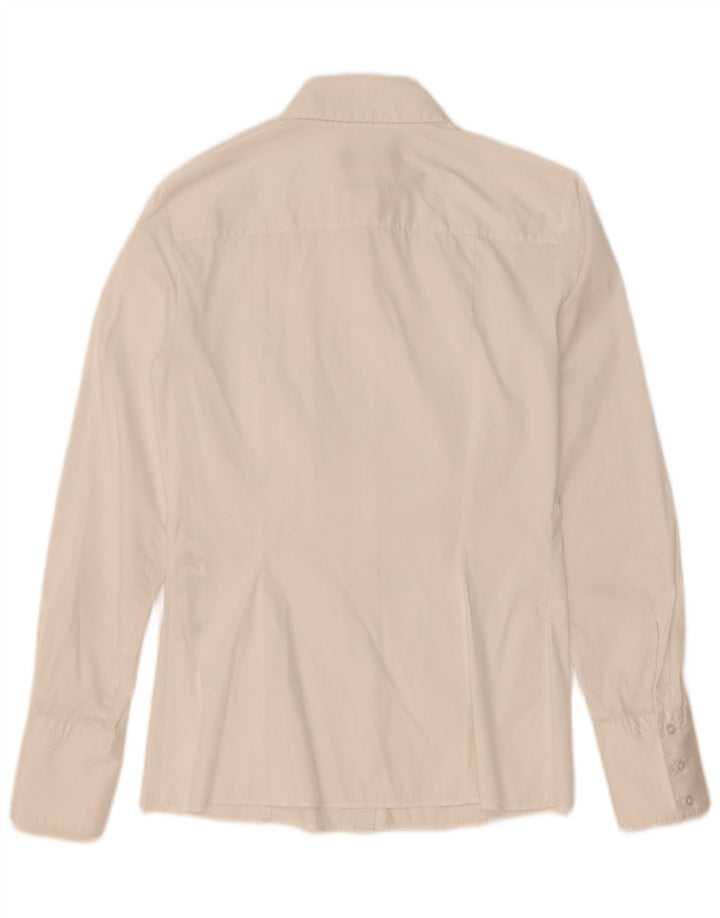 Camisa feminina Hugo Boss EU 34 XS algodão branco