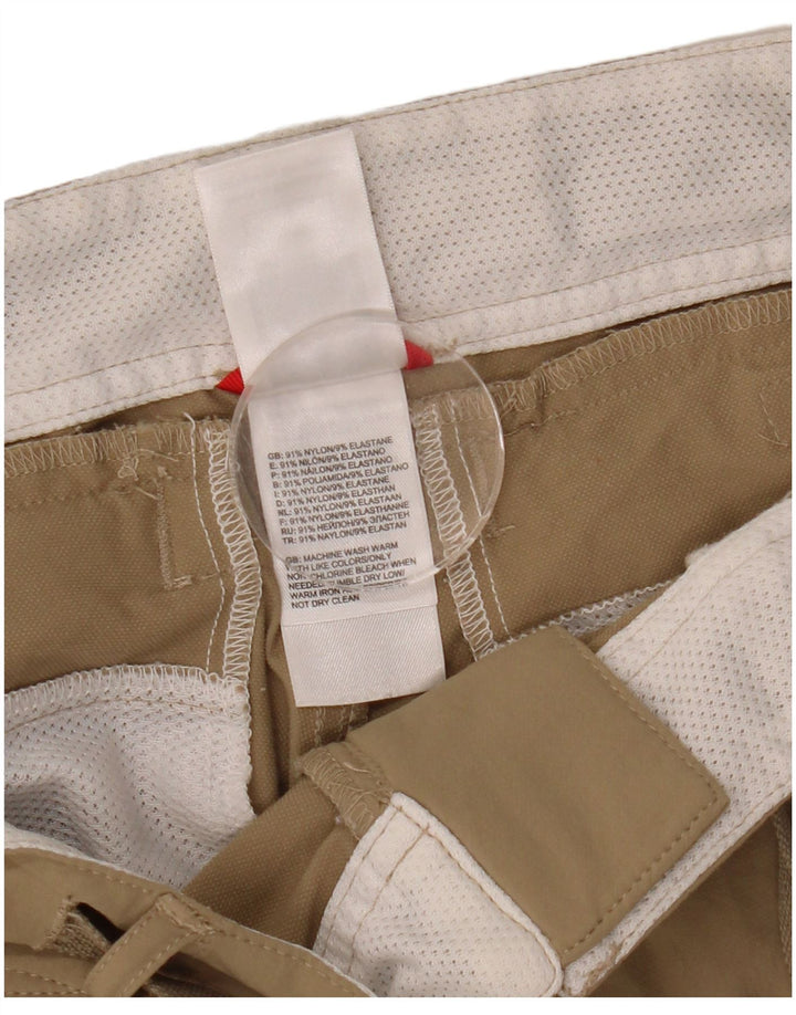 Calça cargo reta feminina The North Face US 4 médio W30 L32 bege