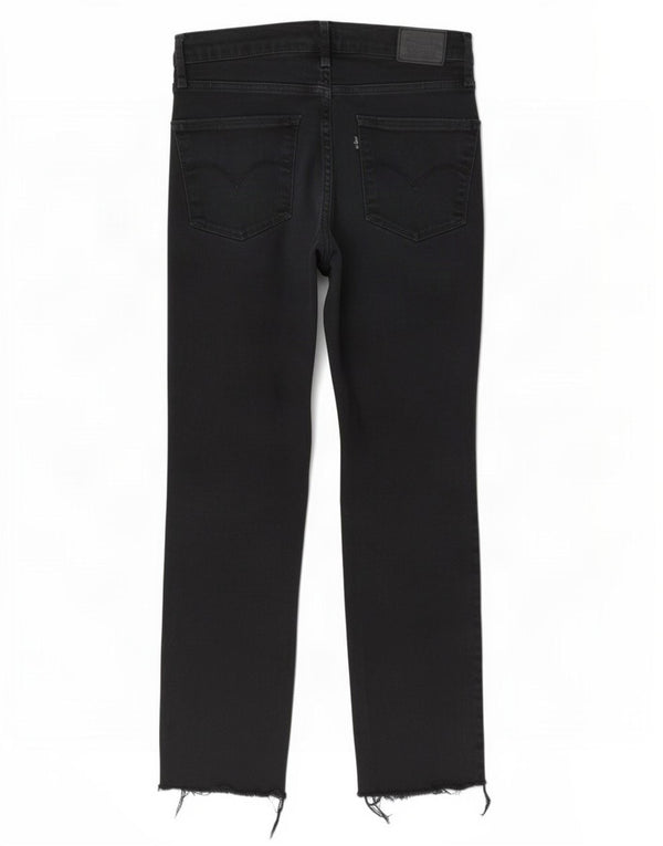 Calça jeans feminina Levi's 724 High Rise Straight W31 L27 azul marinho algodão