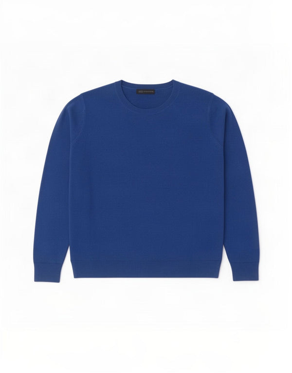 Suéter feminino Marks & Spencer com gola canoa Reino Unido 18 XL azul acrílico