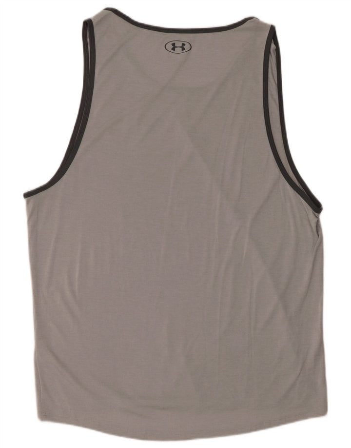 UNDER ARMOUR Mens Heat Gear Vest Top XL Grey
