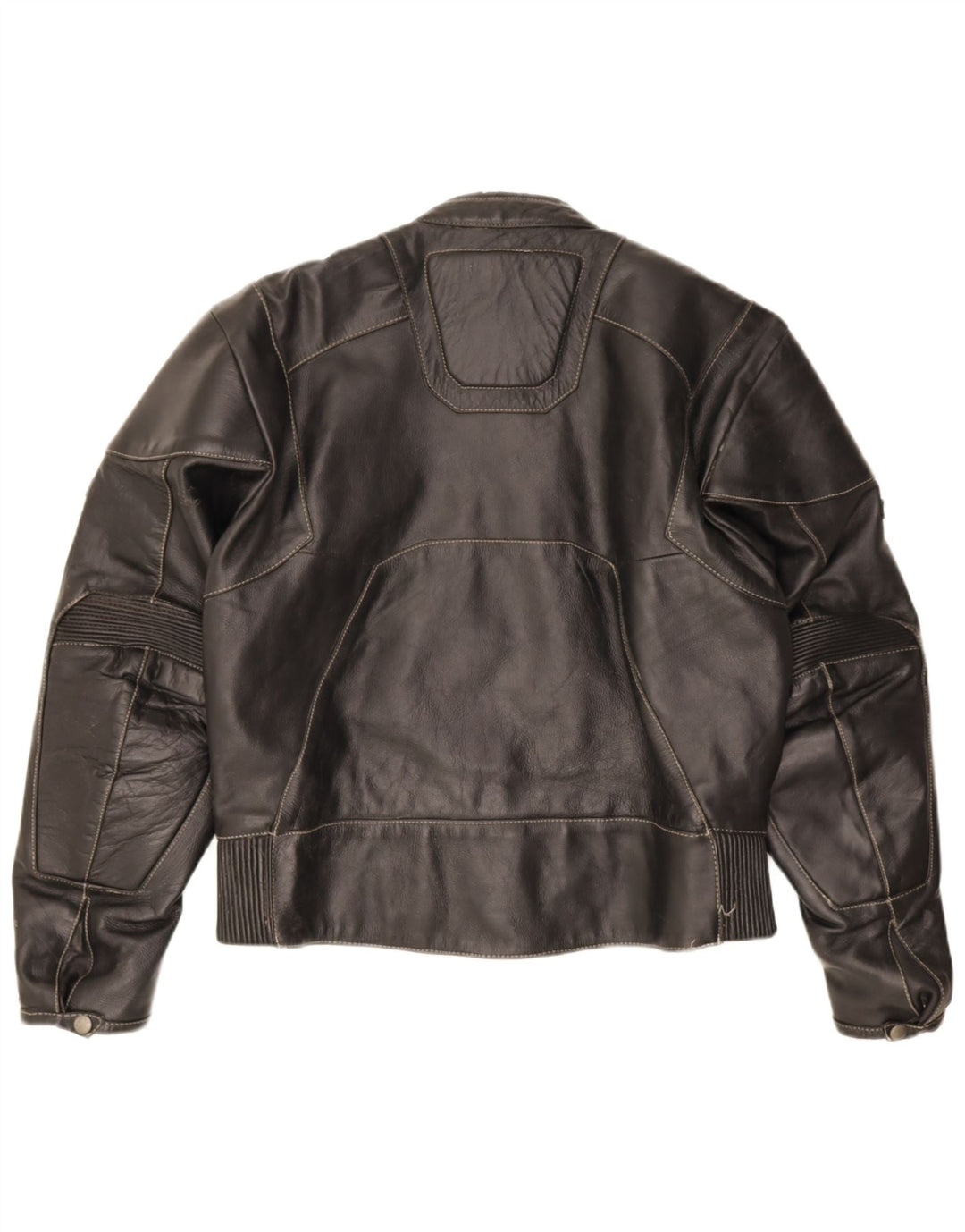 Jaqueta POLO feminina de couro Racer UK 14 couro preto médio