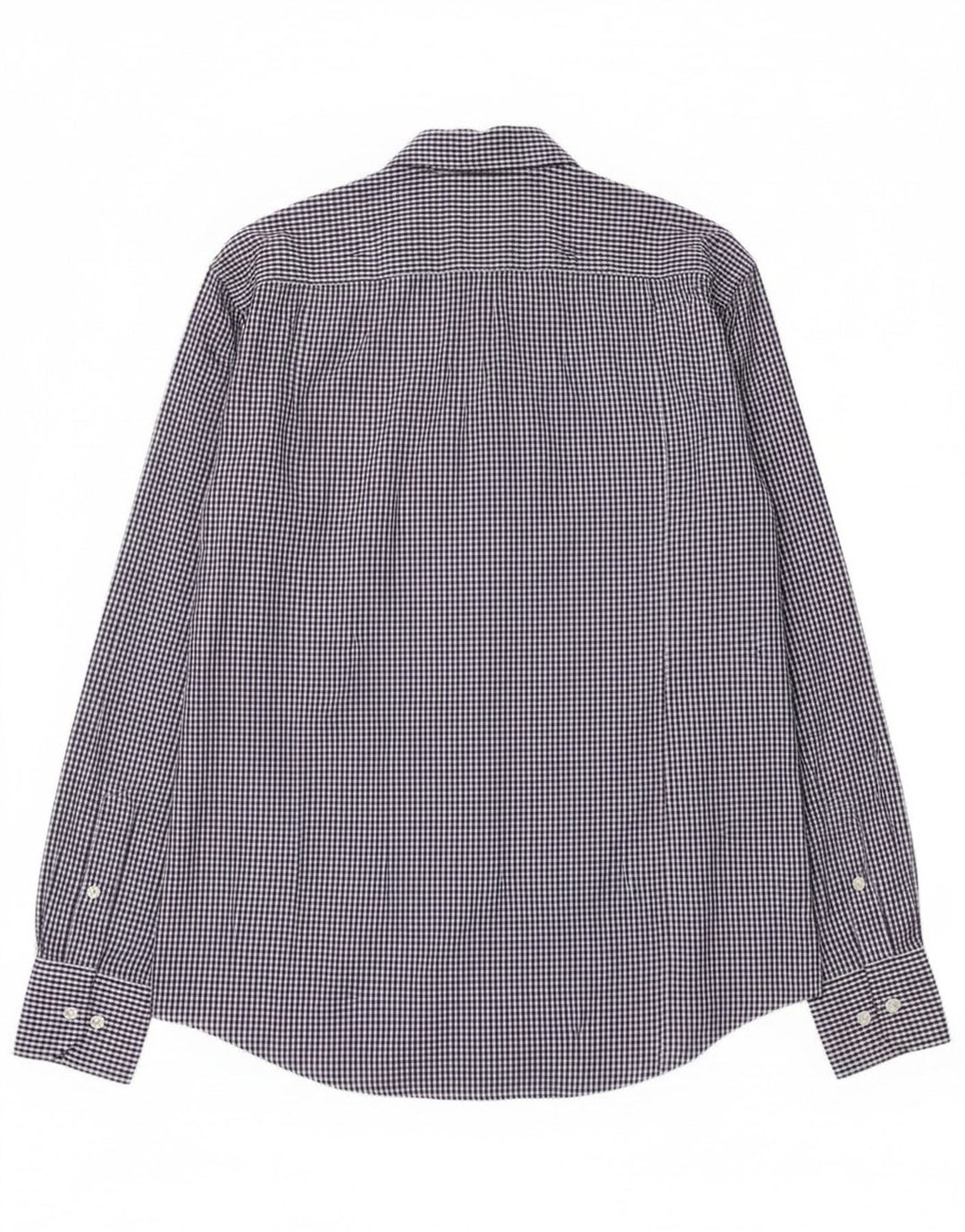 Camisa masculina Kappa de algodão guingão azul médio