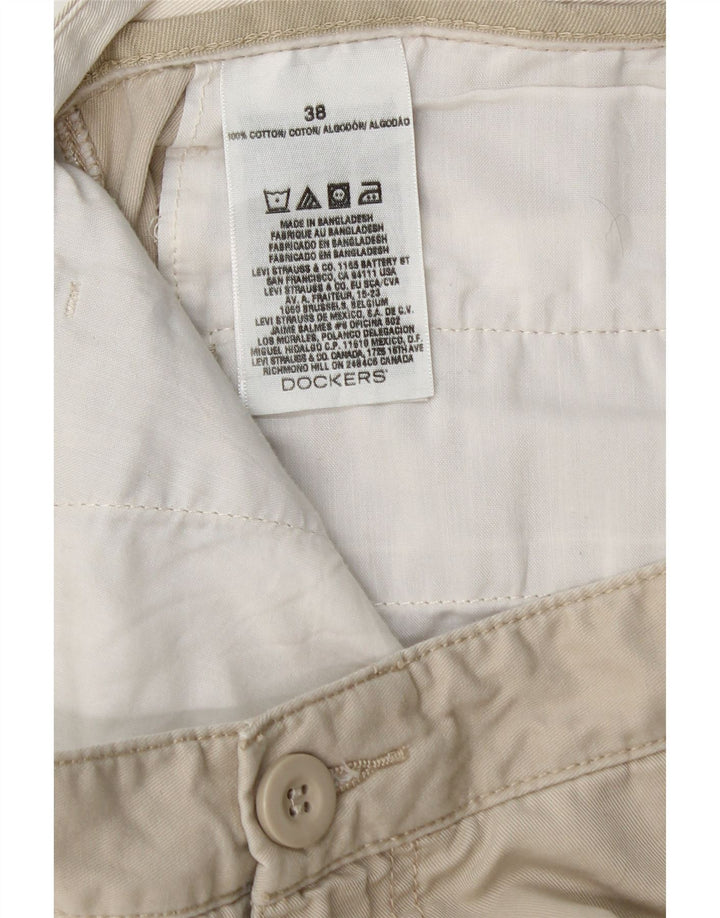 Shorts cargo masculino DOCKERS W38 XL algodão bege