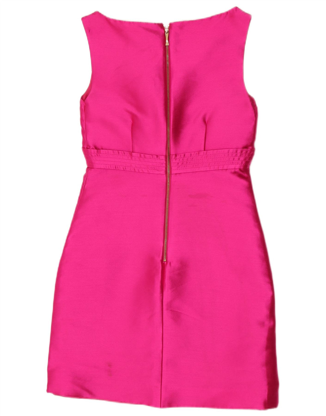 Vestido feminino Kate Spade sem mangas US 4 pequeno poliéster rosa