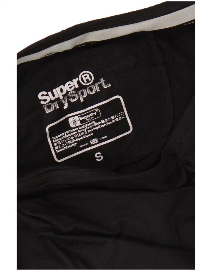 Leggings gráficas femininas SUPERDRY UK 10 pequenas pretas
