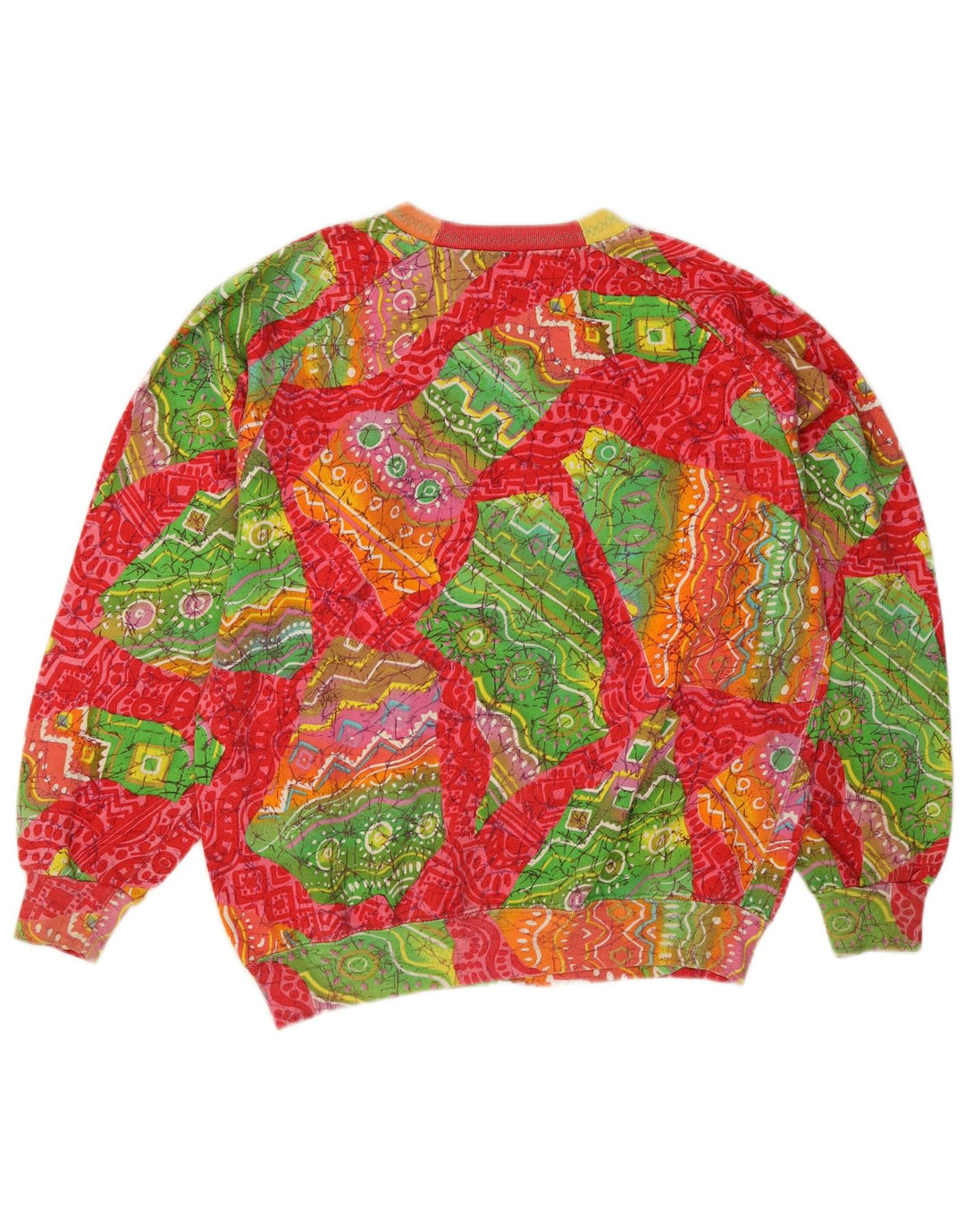 Suéter feminino Best Company US 8 médio multicolorido geométrico