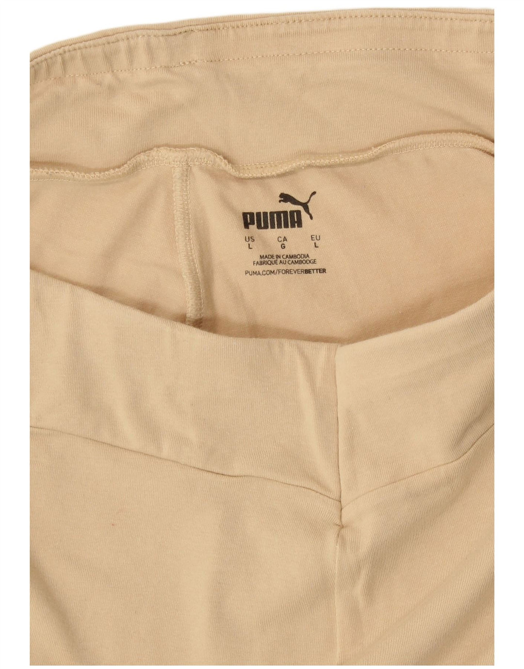 Leggings PUMA Feminino UK 14 Grande Bege