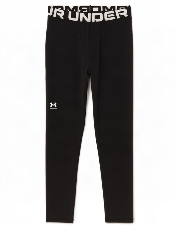 Under Armour Boys Cold Gear Graphic Leggings 13-14 anos XL preto poliéster