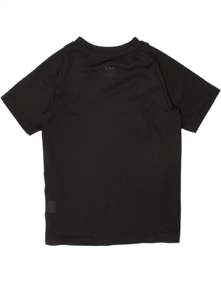 PUMA Girls T-Shirt Top 7-8 Years Grey Colourblock Vintage Puma and Second-Hand Puma from Messina Hembry 