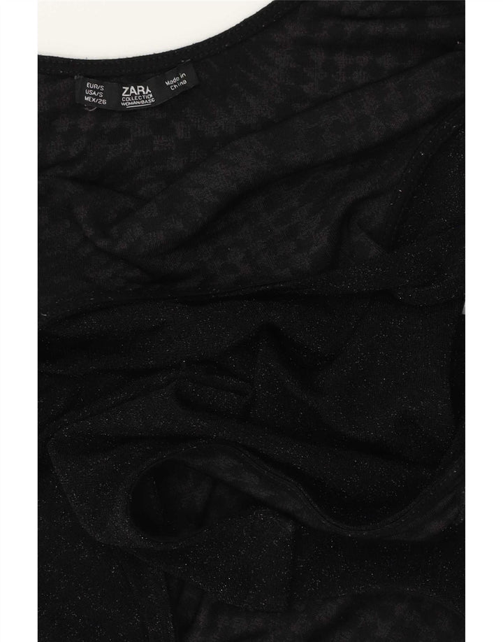 Macacão feminino Zara UK 10 pequeno preto
