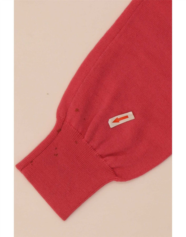 Suéter masculino Paul Smith com decote em V XL lã vermelha