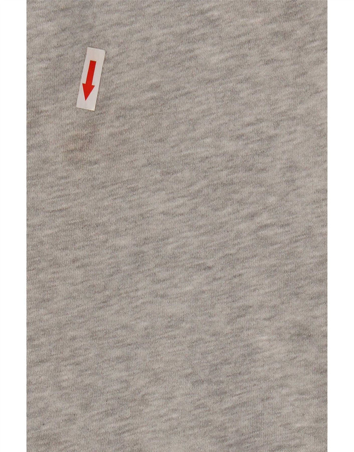 Calça de treino masculina Zara Joggers grande poliéster cinza