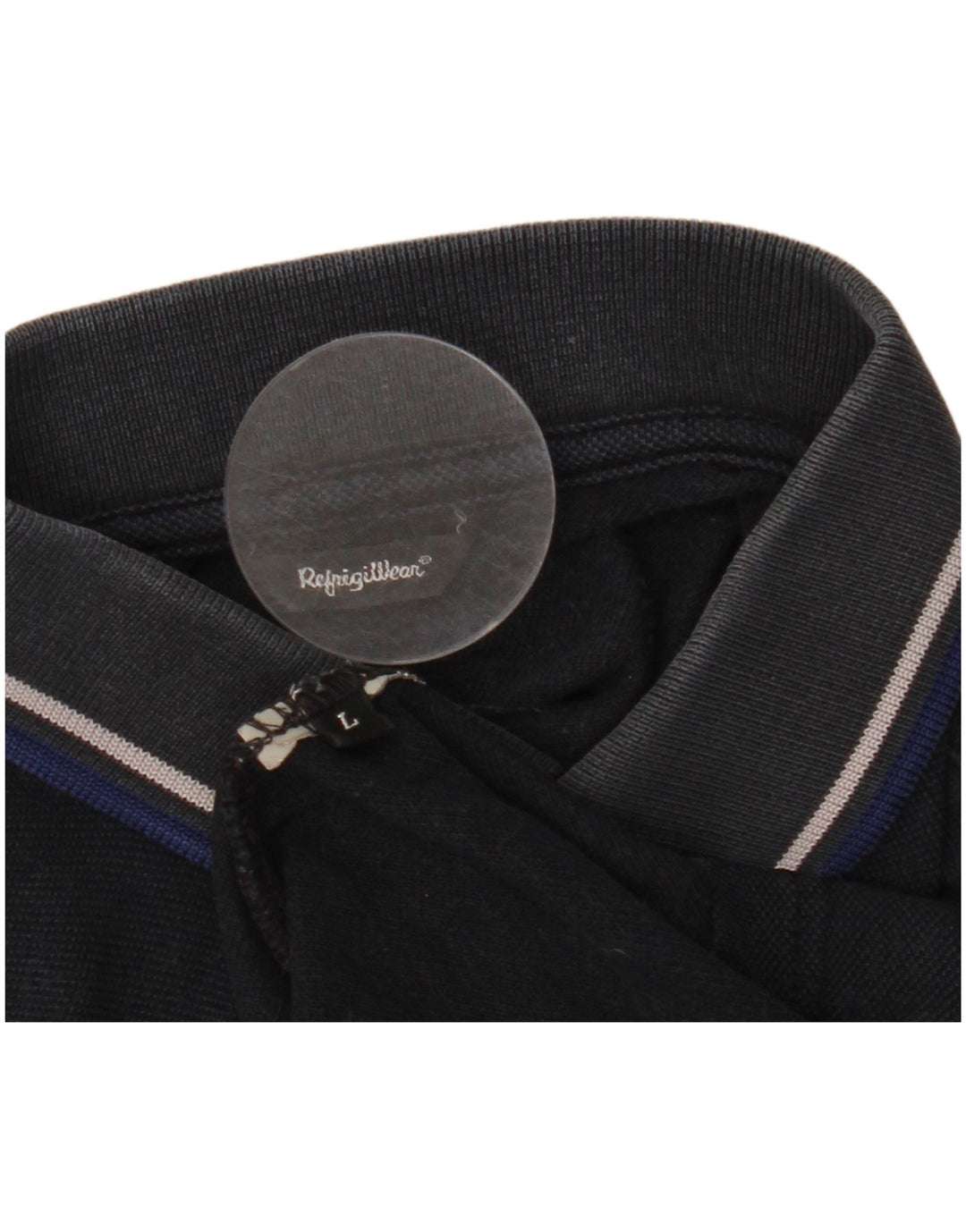Camisa pólo masculina REFRIGIWEAR grande azul marinho