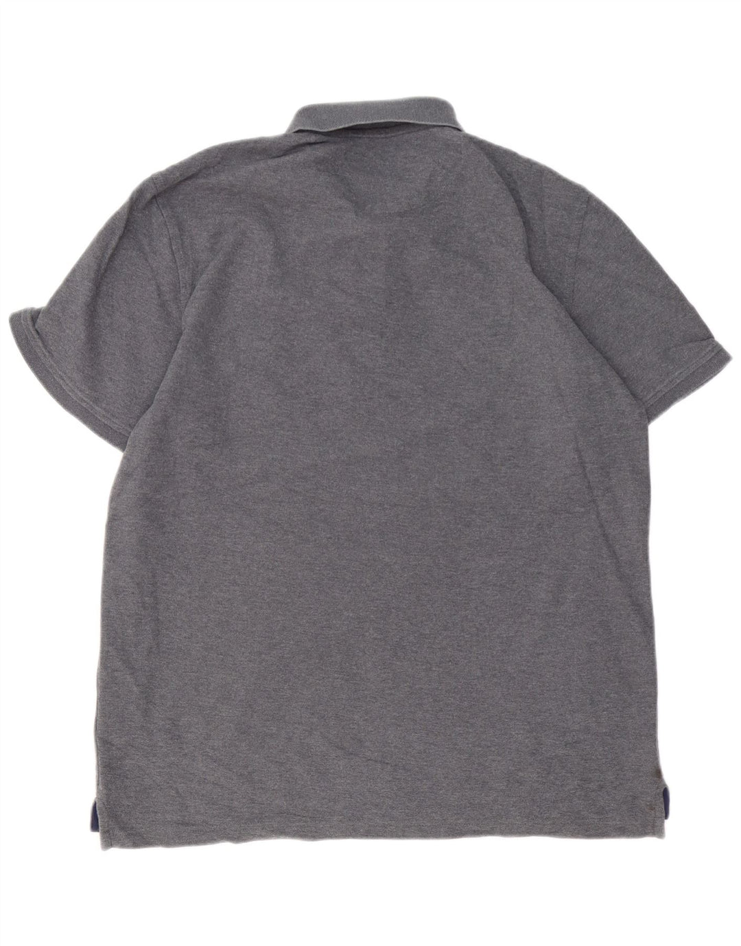 Camisa polo masculina IZOD grande algodão colorblock cinza