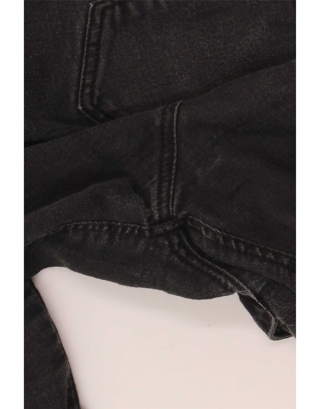 Jeans skinny feminino de banco W27 L32 algodão preto