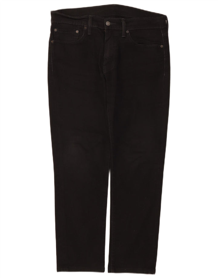 Levi's Mens Slim Jeans W33 L28 Algodão Preto