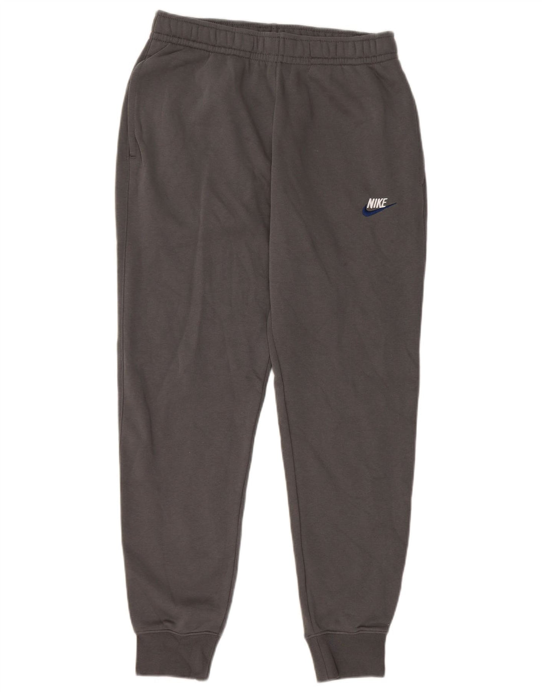 Calça de treino masculina NIKE Joggers pequeno cinza algodão