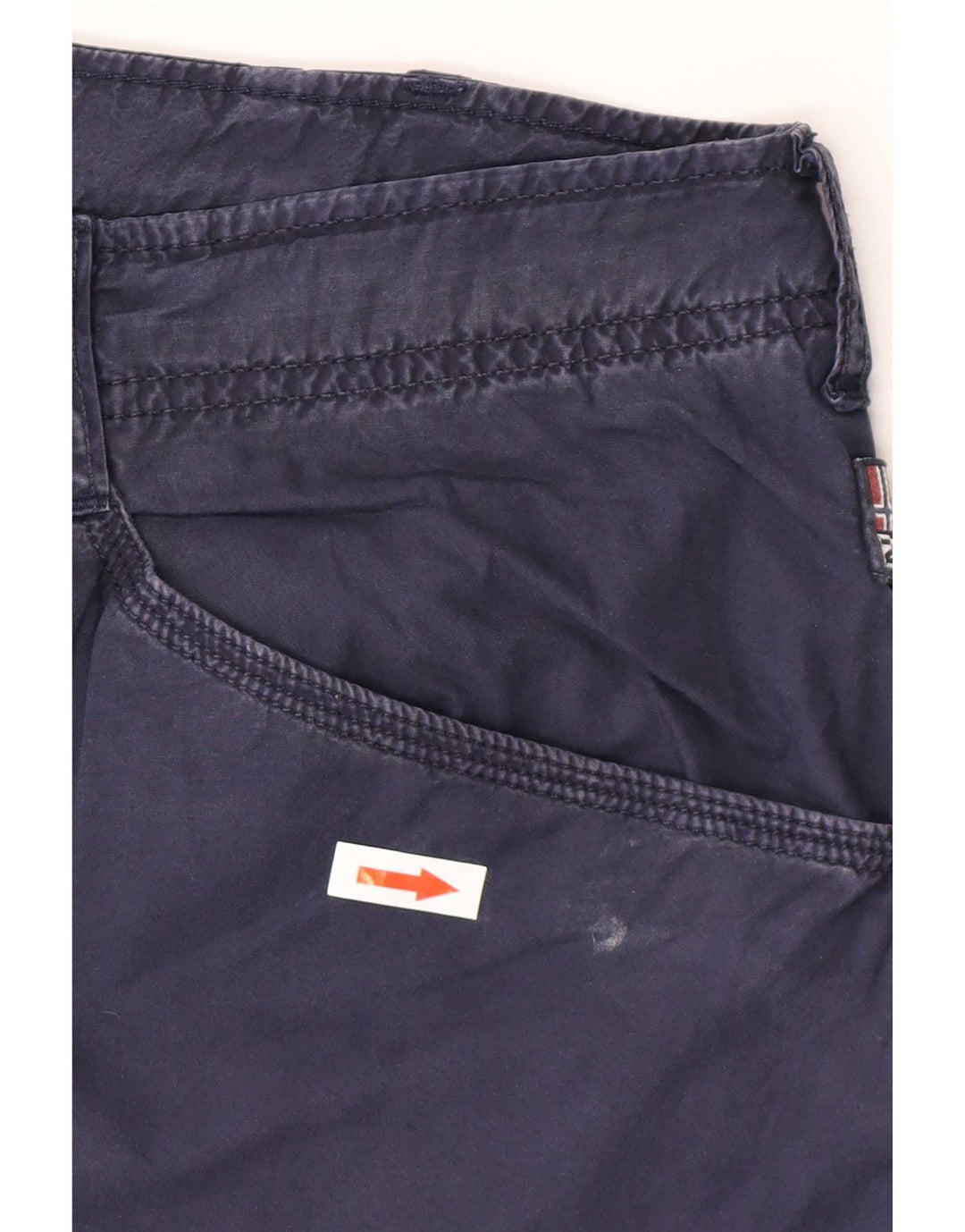Shorts cargo masculino Napapijri médio W32 algodão azul marinho