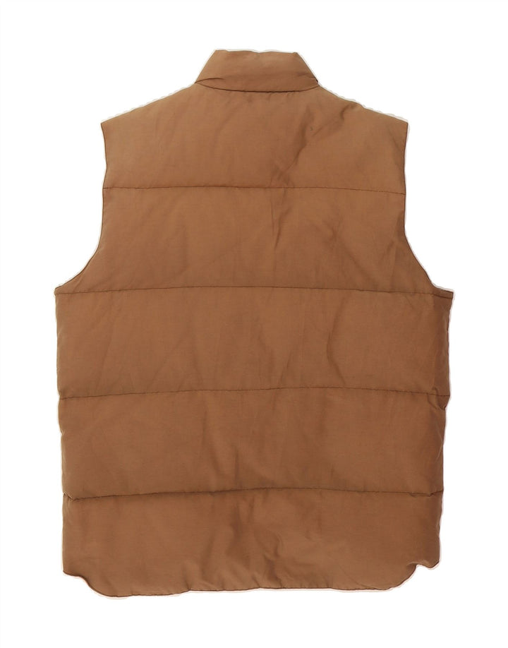 WOOLRICH Mens Padded Gilet UK 38 Medium Brown Cotton Vintage Woolrich and Second-Hand Woolrich from Messina Hembry 
