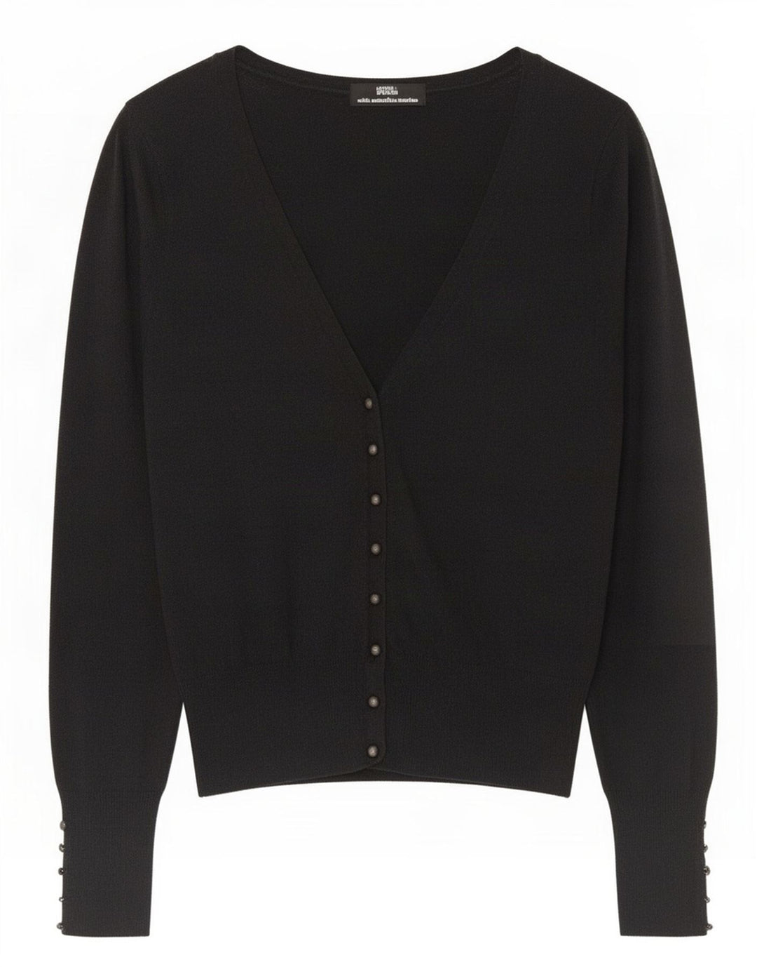 Suéter cardigã feminino Marks & Spencer Reino Unido 10 lã merino cinza pequena