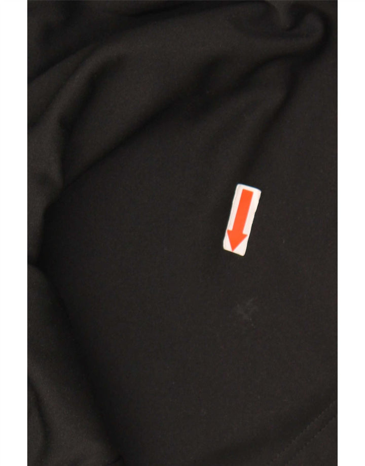 Adidas Mens Aeroready Zip Neck Pullover Treino Top Médio Preto