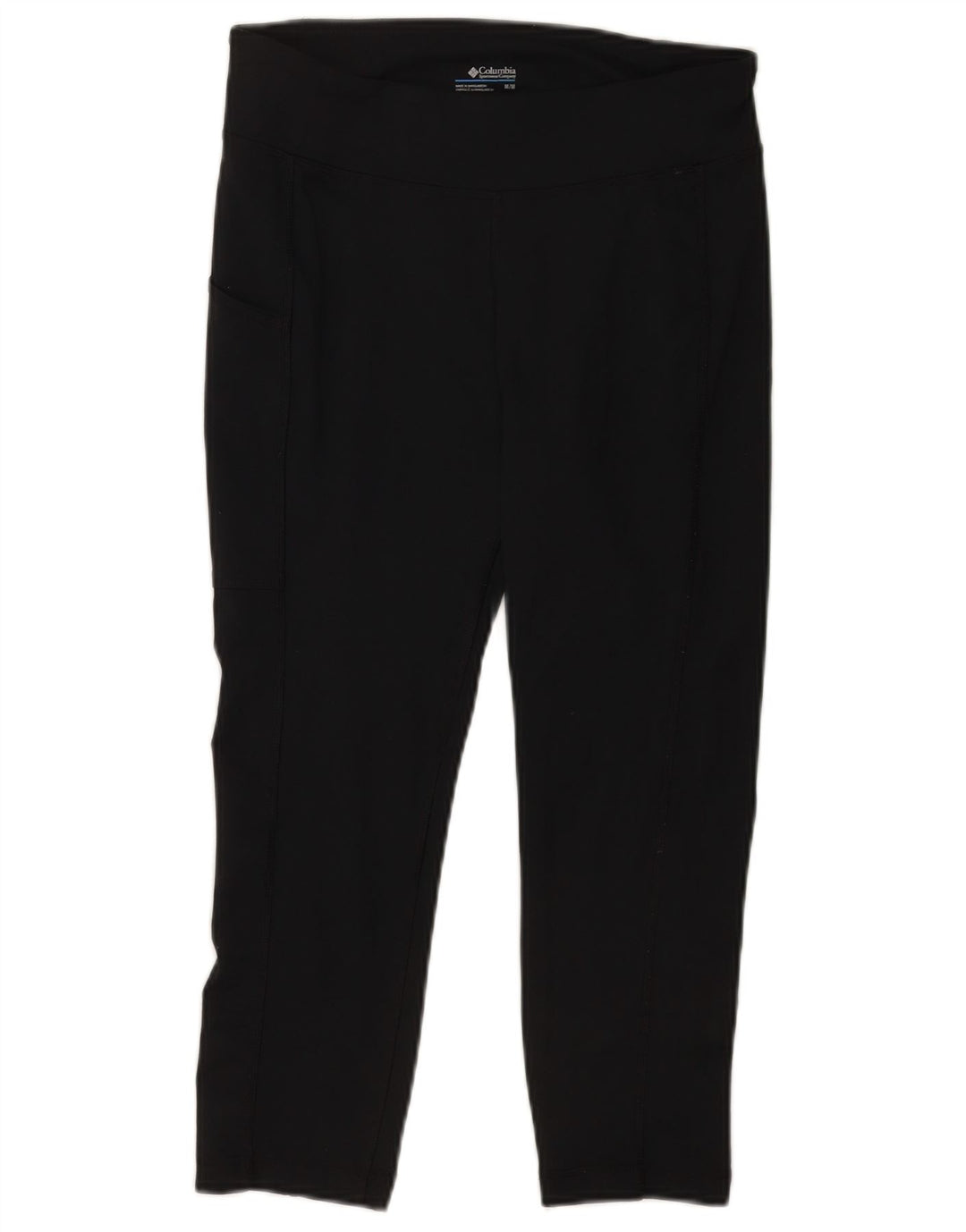 Leggings Capri Columbia Feminina UK 12 Poliéster Azul Marinho Médio