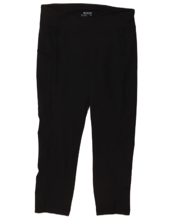 Leggings Capri Columbia Feminina UK 12 Poliéster Azul Marinho Médio