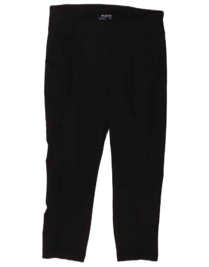 Leggings Capri Columbia Feminina UK 12 Poliéster Azul Marinho Médio