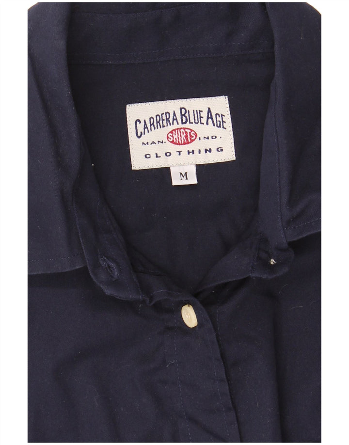 Camisa Carrera Mulher UK 14 Médio Azul Marinho