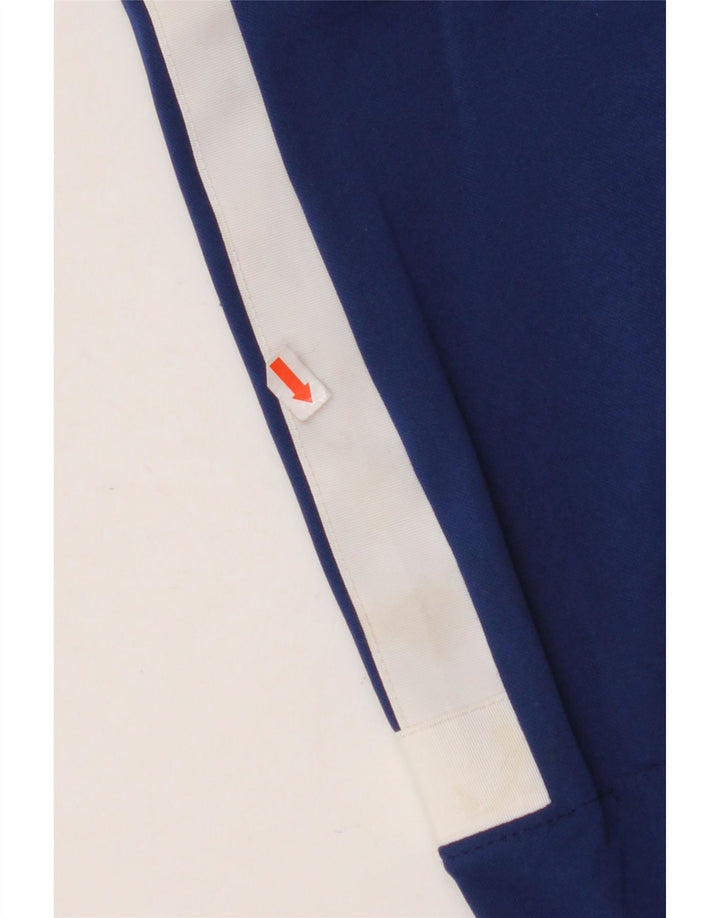 Suéter NIKE Boys Zip com capuz 12-13 anos grande azul marinho colorblock