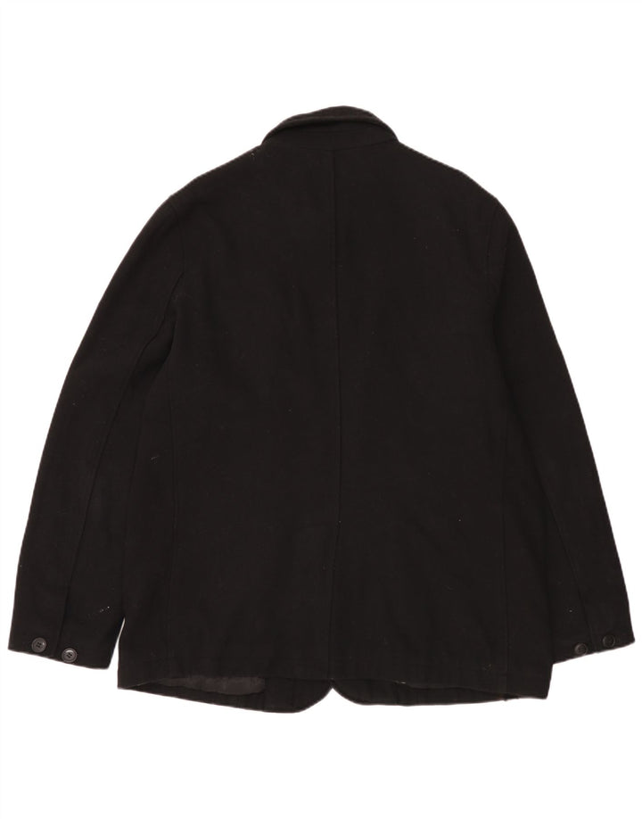 Jaqueta utilitária masculina Levi's UK 40 grande lã preta